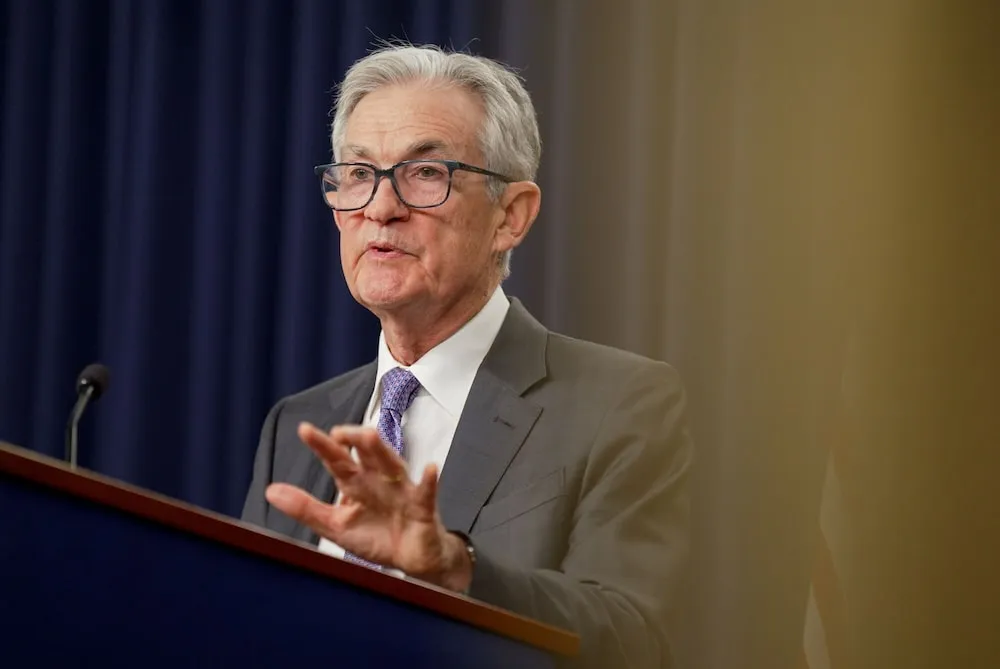 Jerome Powell, presidente de la Reserva Federal.