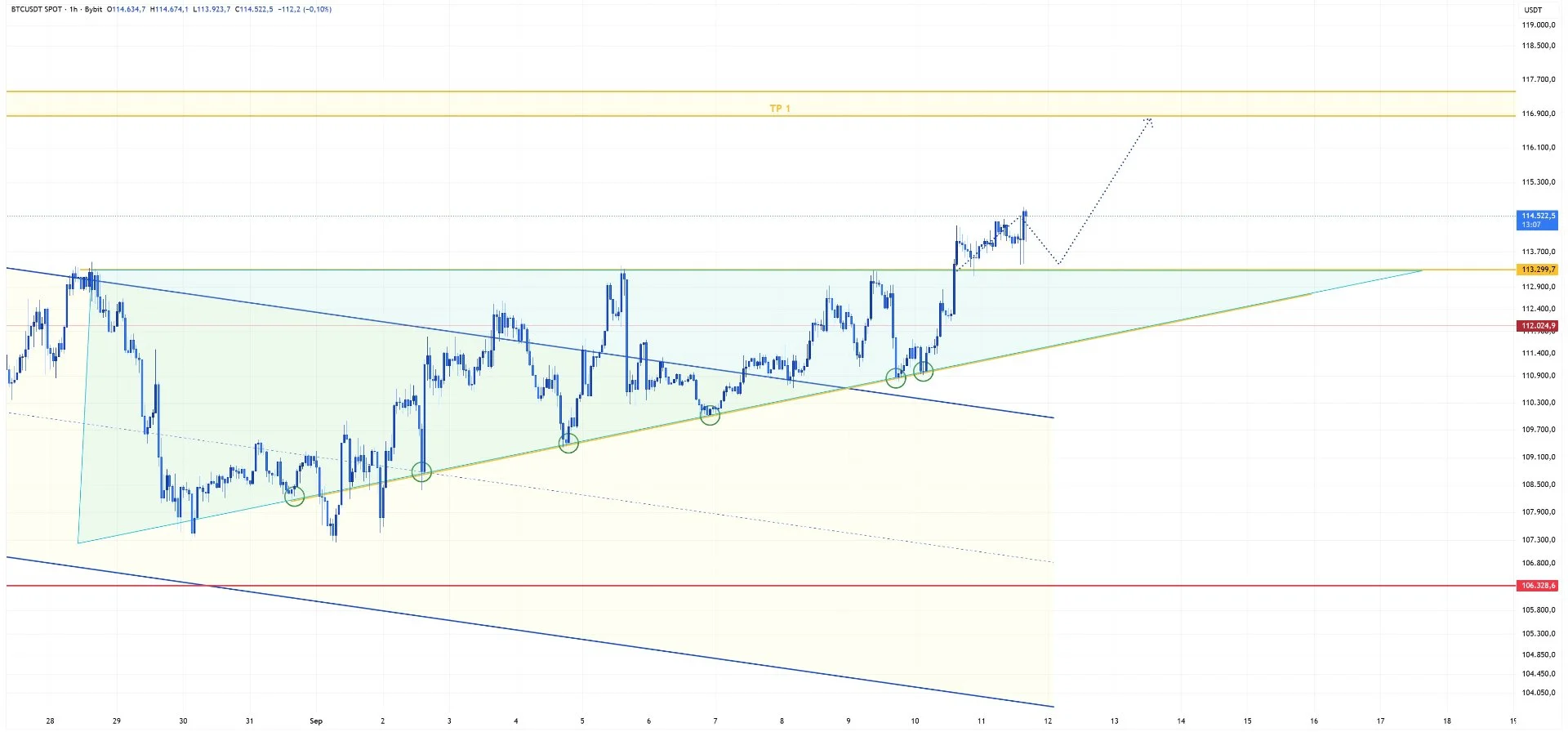 Análisis semanal bitcoin (11/09/2025)